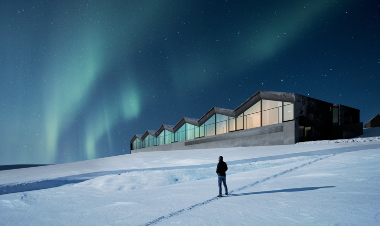 Santa's Star Arctic Aurora Sauna Suite Bathroom (Type E)